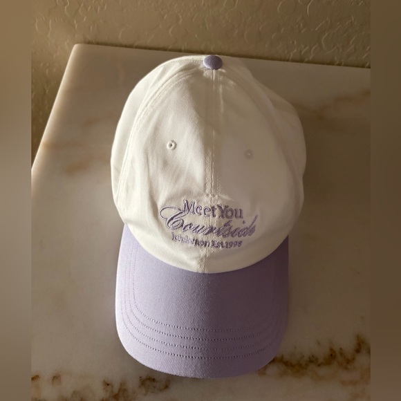 lululemon athletica Accessories - Lululemon Classic Ball Cap Tennis Club White Lavender Frost Meet You Courtside